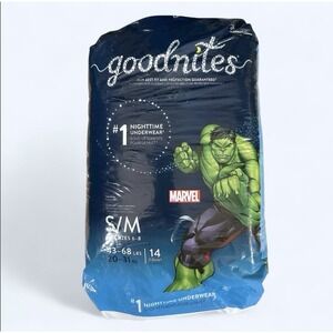 GoodNites Marvel Boys Absorbent Underwear Small/Medium 14 Count Training Pants